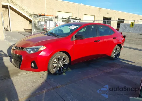 2014 Toyota Corolla S Plus z USA, uszkodzony, nr VIN 2T1BURHE9EC151045